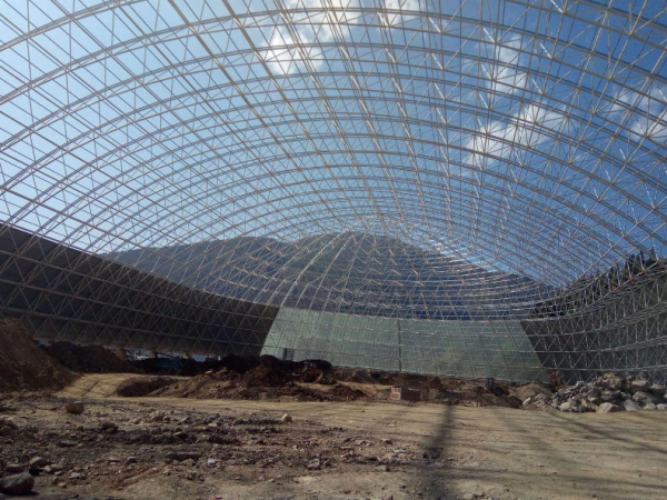 凌海干煤棚网架加工案例