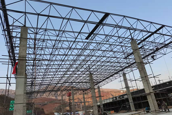 凌海钢结构网架图片
